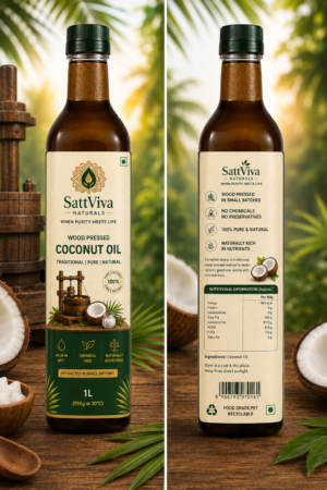 Wood Pressed Coconut Oil