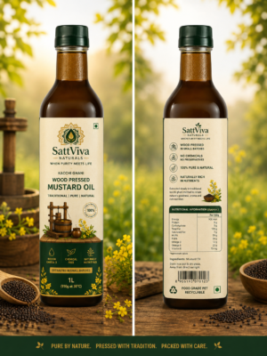 Wood Pressed Mustard Oil